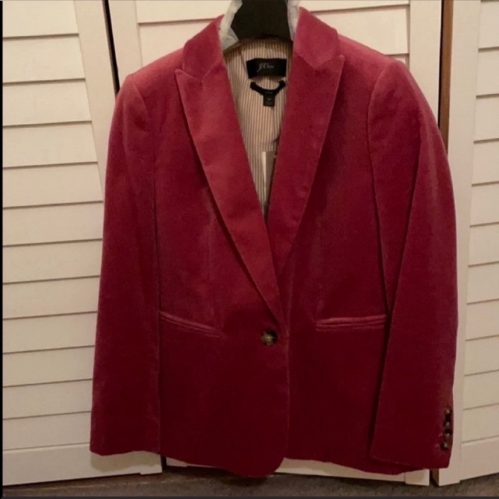 NWT J. Crew Parke Velvet Blazer